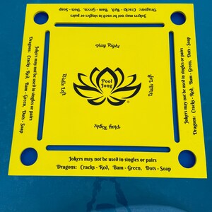 ¡Mesa flotante de Mahjong para billar, la original! yellow and blue