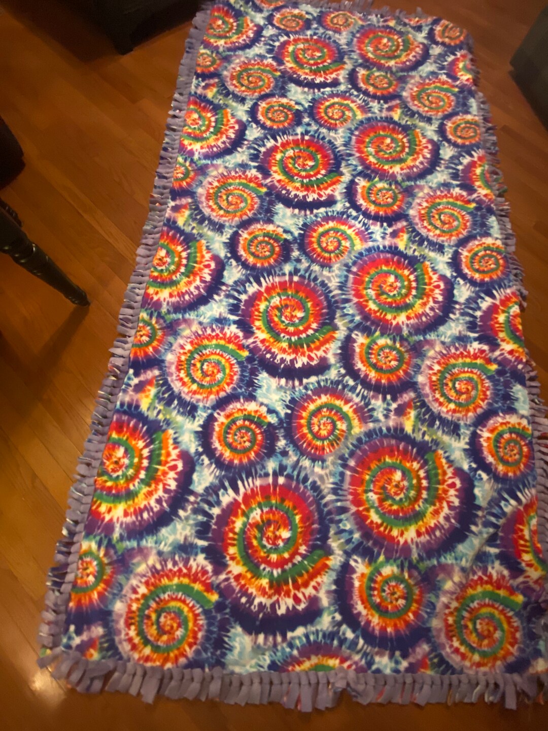 Multicolor Tie Dye Fleece Etsy