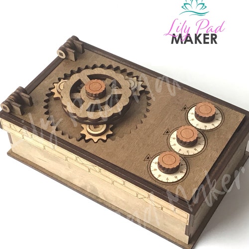 Wooden Puzzle Box Personalized Gift Keepsake Box Puzzle Box Etsy