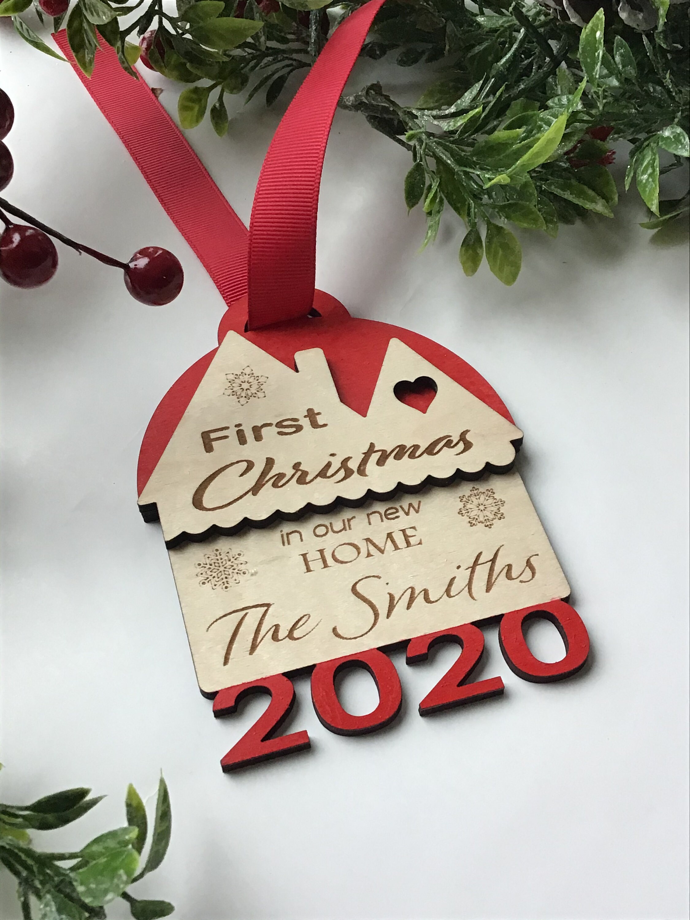 Christmas Ornament Realtor Gift Personalized Ornament House Etsy UK