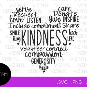 Vriendelijkheid WordArt hart SVG, Valentijnsdag SVG, leraar Valentines, digitaal bestand, direct downloaden, Cricut, svg, png, eps