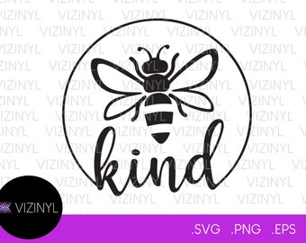 Bee Kind SVG: Kindness Teacher, Kids Design (Digital File)