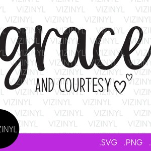 Grace and Courtesy SVG, Grace & Courtesy, Montessori SVG, Lehrer SVG, Digitale Datei, Sofort Download, Cricut, svg, png, eps