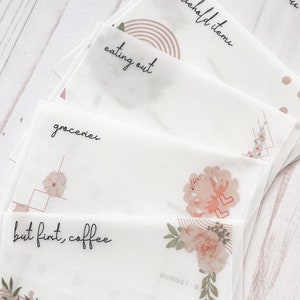 Enveloppes pour billets de banque en vélin Modern Bloom