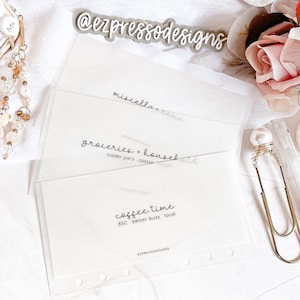Minimally Simple Collection | Basic Cash Envelopes