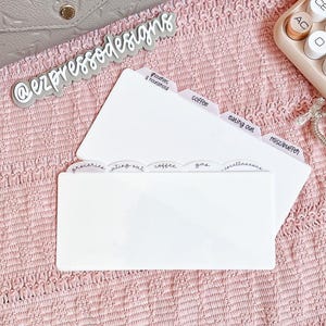 Wallet Dividers | Cash Wallet Dividers | Customizable