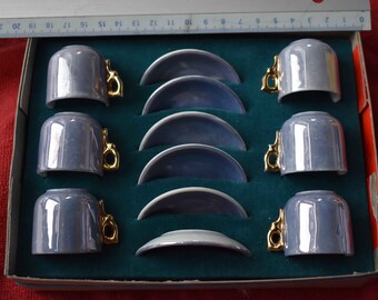 Miniature tea service for 6 persons, complete, in a box.