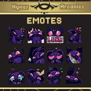 NEW Mothman Emote Set | Ready to use emotes for Twitch, Youtube, and Discord