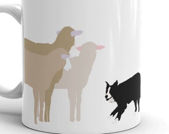 Border Collie Sheep Mug