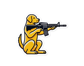 Yellow Lab AR Sticker