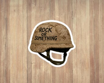 Marine "Rock or Something" Sticker
