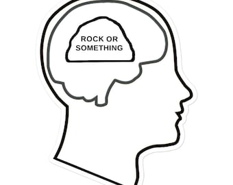 USMC Rock or Something Sticker