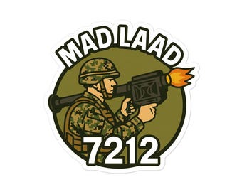Mad LAAD Gunner Sticker