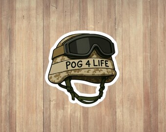 POG Helmet Sticker