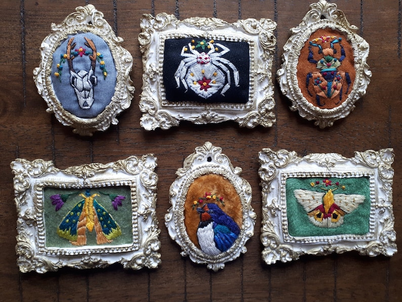 Little Buck Scull Embroidery