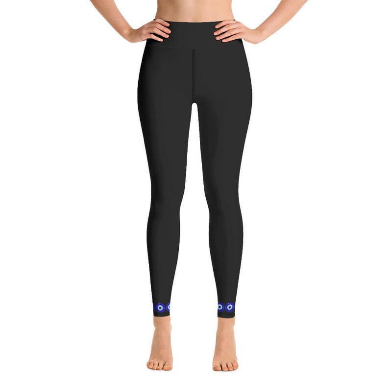 Subtle Evil Eye Protect Your Ass Ancient Symbol of Protection Yoga Leggings