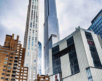 Urban Architecture Digital Print | New York City Street Photography | Modern Cityscape Wall Art