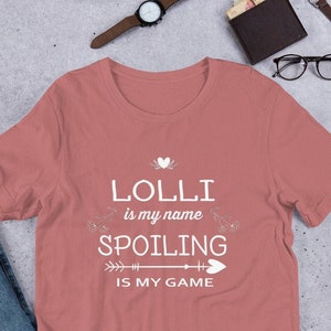 Lolli Is My Name Funny Lolli Shirt Gifts for Lolli Grandmother Best Gift Idea for Lolli Birthday Christmas Mother&#39;s Day