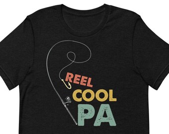 Carrete Cool Pa divertida camiseta del abuelo para los hombres - grande para los abuelos regalos del día del padre cumpleaños o ideas de regalo de Navidad para pa