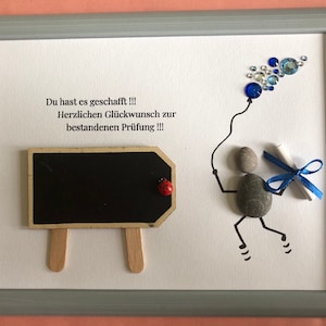 Du hast es geschafft, Steinbild
