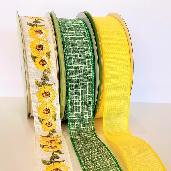 Sunflower Ribbon Etsy