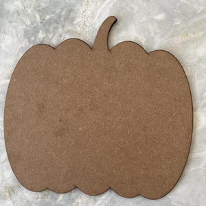 Unfinished Wood Pumpkin Cutout: DIY Fall Craft Kit