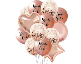 Ensemble de ballons roses pour future mariée - Enterrement de vie de jeune fille