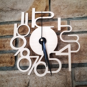 decorative wooden wall clock