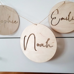 personalized name tags, door sign personalized