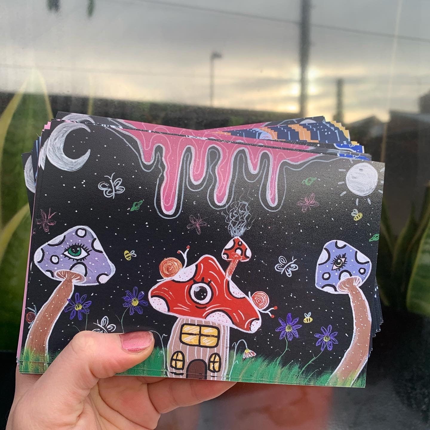 Mini Art Prints Mini Prints Art Print 6x4 Print Trippy Etsy UK