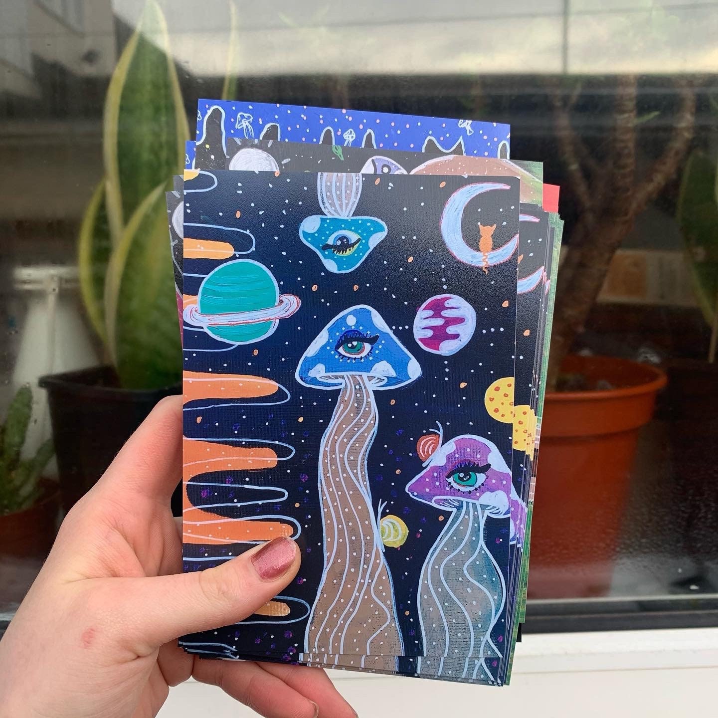 Mini Art Prints Mini Prints Art Print 6x4 Print Trippy Etsy UK