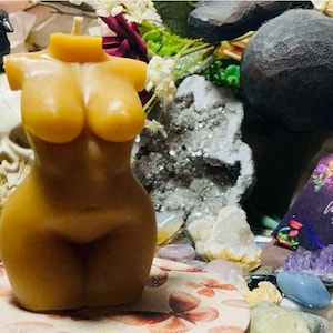 Goddess plus size  beeswax candles
