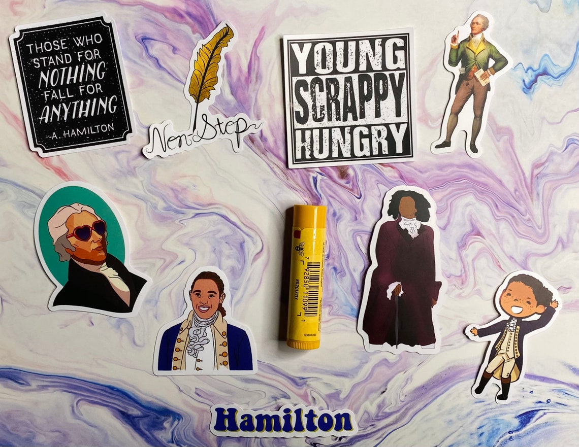 Hamilton Musical Matte Stickers/Decal Pack de 10 Etsy
