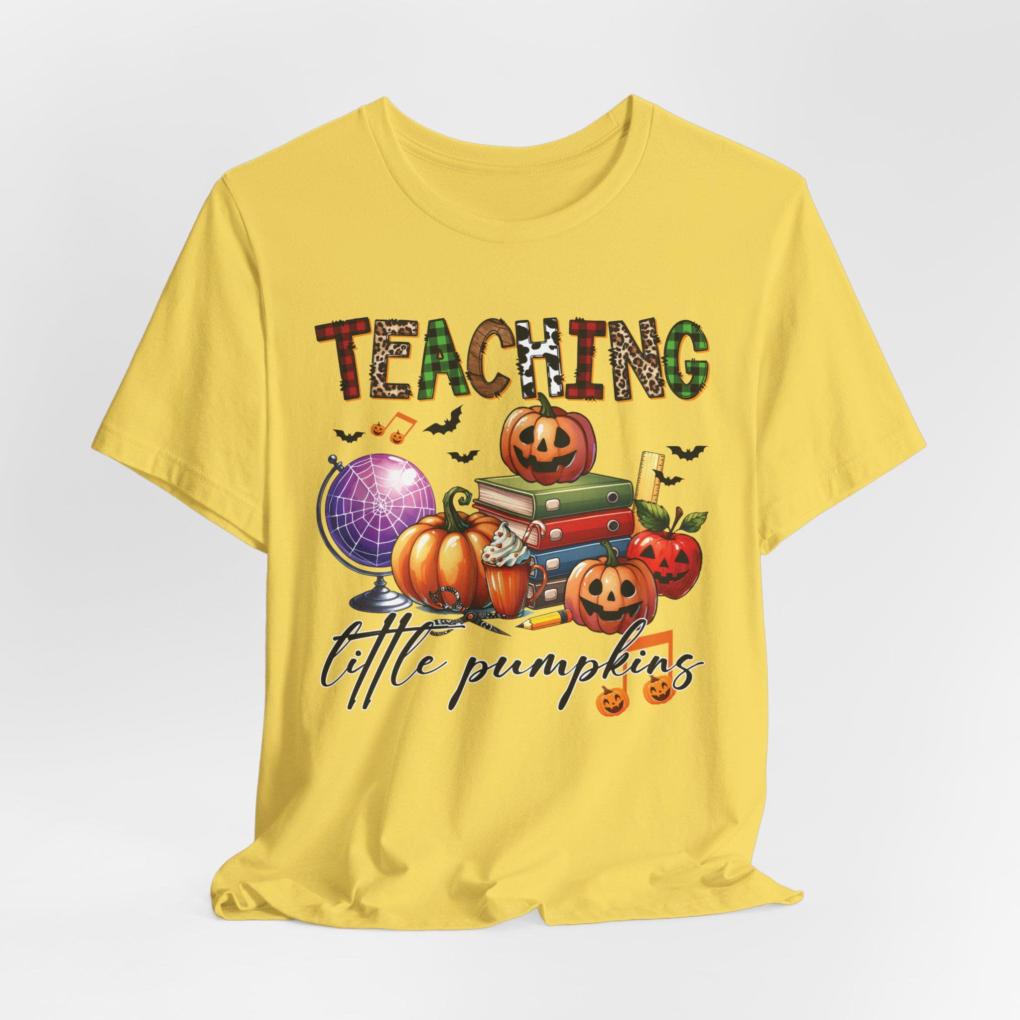 Halloween Teacher T-Shirt - "Read More Booooks" Graphic With Pumpkins, Cute Fall Tee - View #9