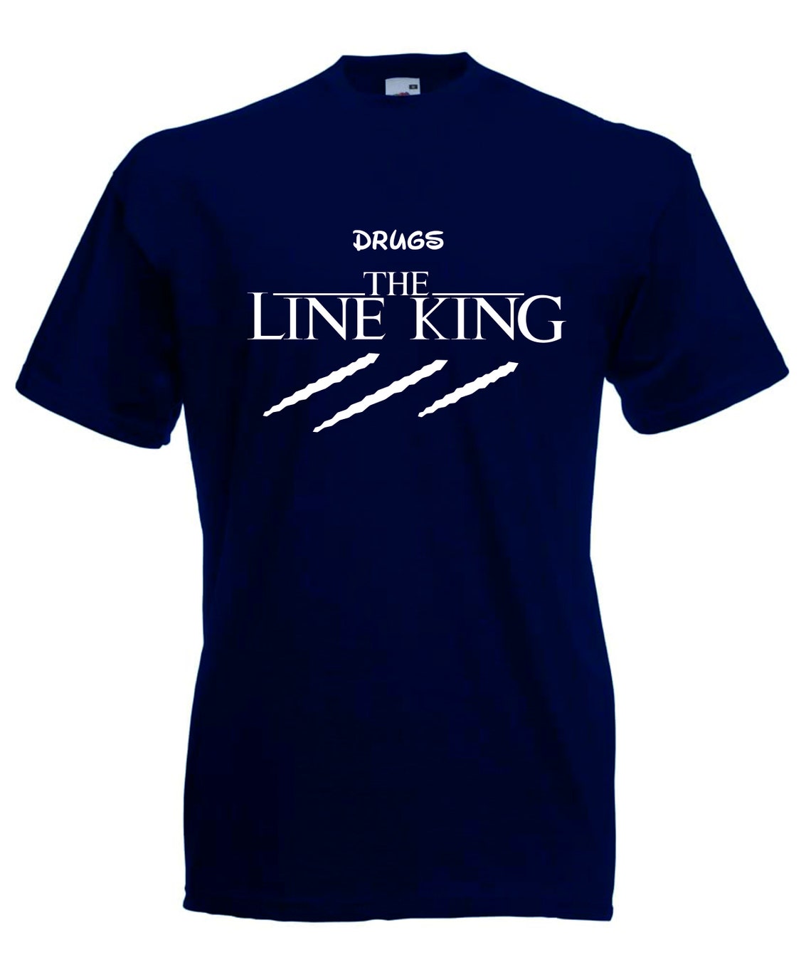 Calidad Premium camiseta de drogas divertidas THE LINE Etsy