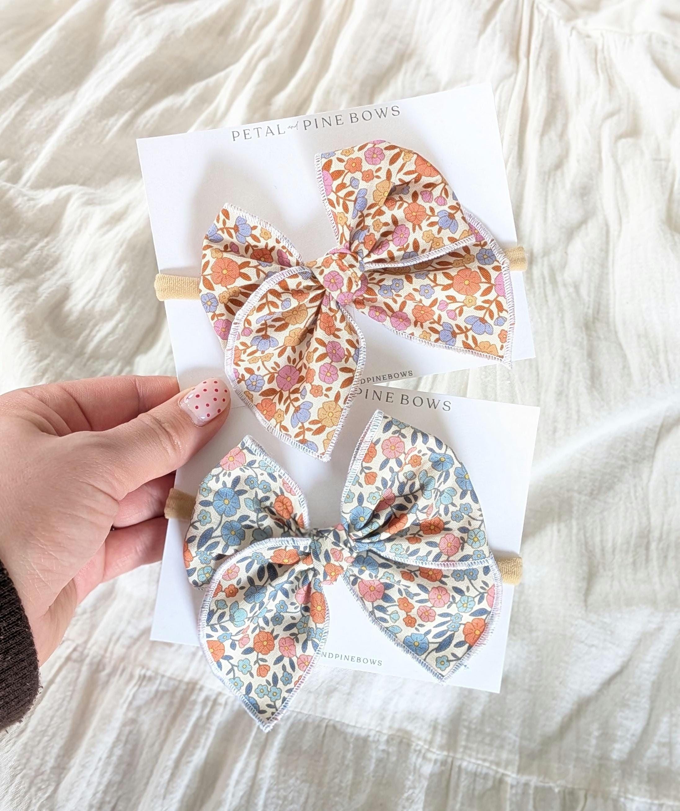 Floral Bow Headband - Etsy display picture 2