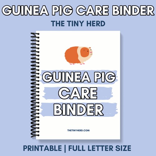 Guinea Pig Care Sheets Bundle Printable Checklists Charts &amp; - Etsy UK
