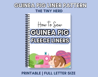 Guinea Pig Fleece Cage Liner Pattern, Guinea Pig Fleece Liners, Guinea Pig Cage Liner, Fleece Liner Pattern