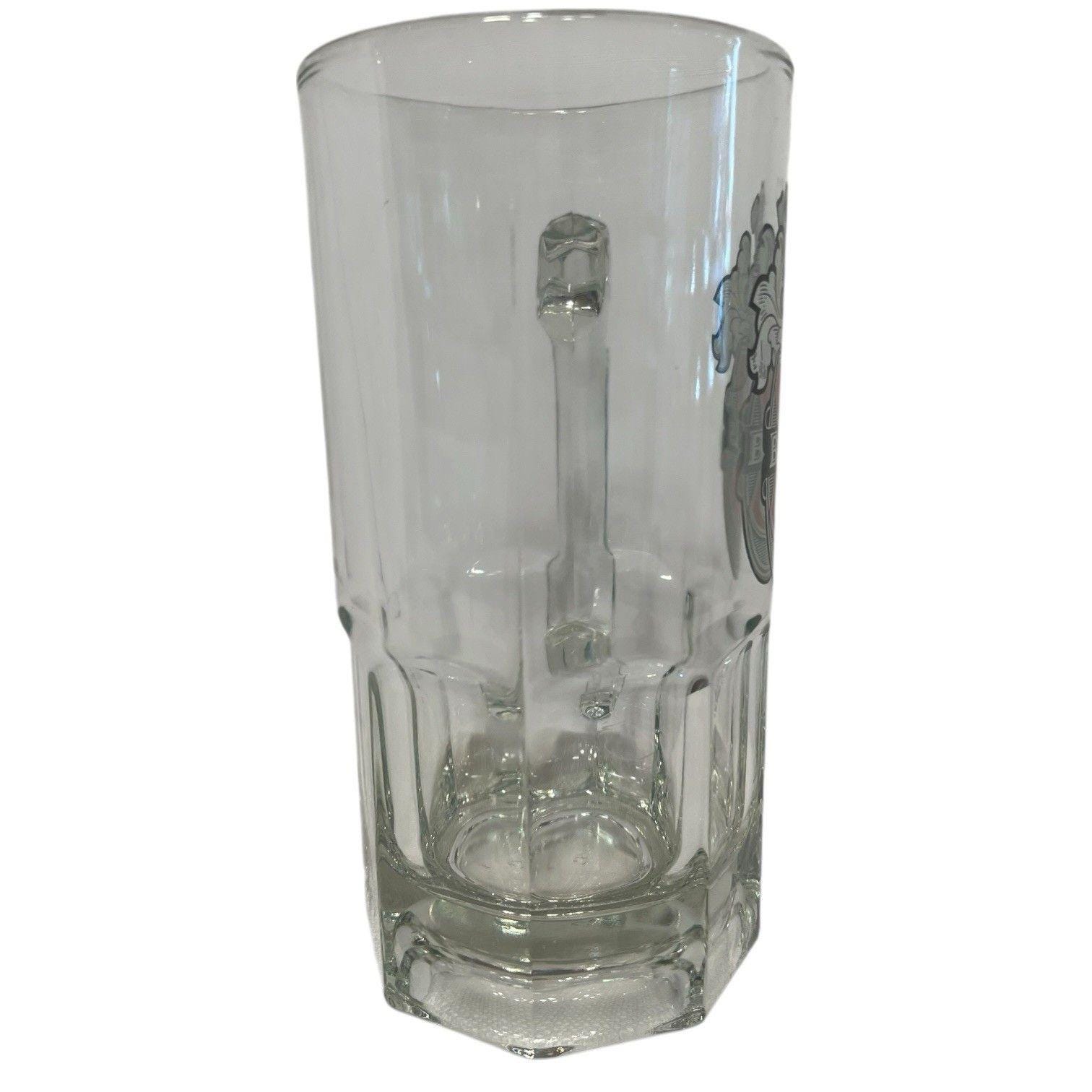 Vintage Beck's Beer Stein | 32oz German Glass Mug, Octagon Base - Etsy