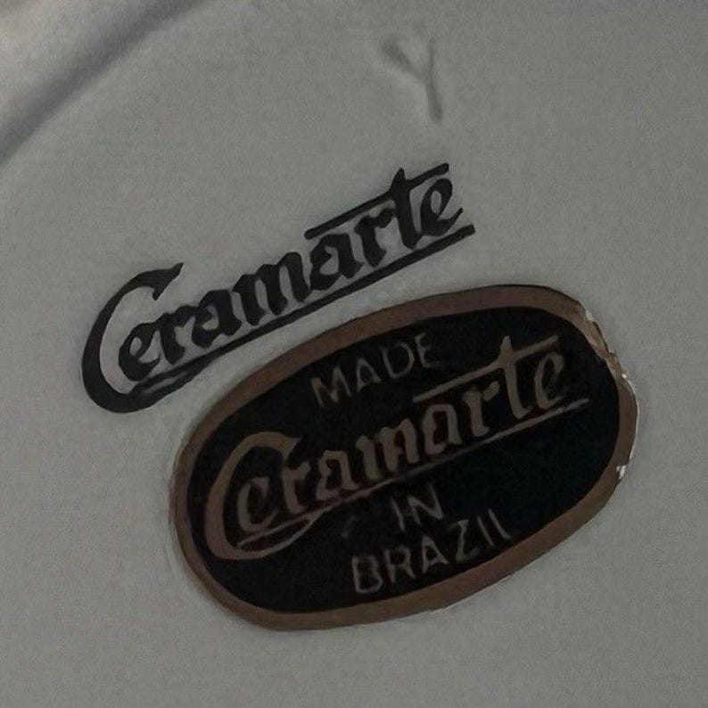 Boccale da birra Heineken da 473 ml in ceramica vintage Ceramarte Brasile Barware Decor Mug immagine 10