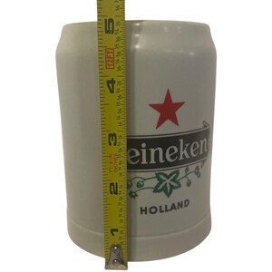 Boccale da birra Heineken da 473 ml in ceramica vintage Ceramarte Brasile Barware Decor Mug immagine 7
