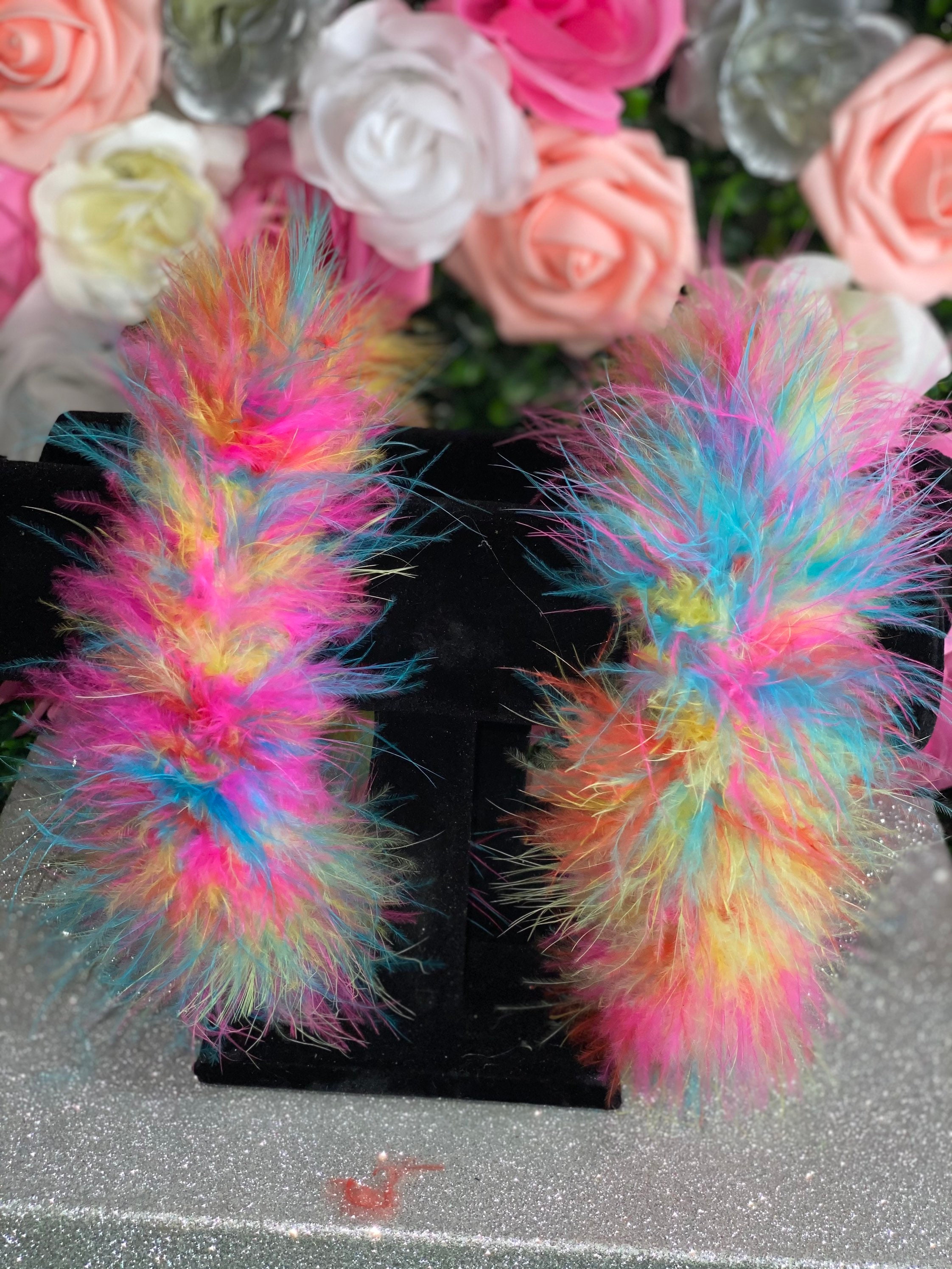 multicolored headbands