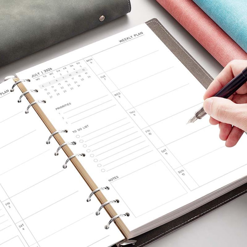 2026 Weekly Planner: Printable Minimalist Design (Digital Download) image 3