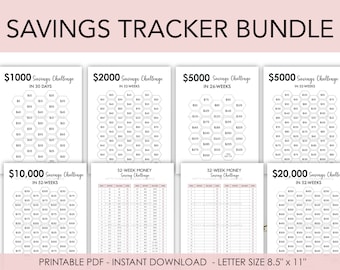 Visual Arts Craft Supplies & Tools Savings Challenge chart Piggy bank ...