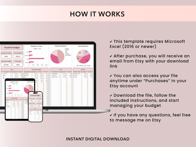 Budget By Paycheck Excel Spreadsheet weekly budget template bi-weekly paycheck budget. How it works Excel budget planner