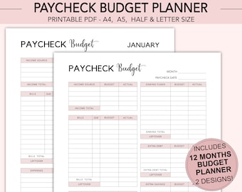 Gehaltsscheck Budget Planer, Gehaltsscheck Budget Planer, Gehaltsscheck Budget PDF, Gehaltsscheck Budget druckbar, Budget von Gehaltsscheck Vorlagen