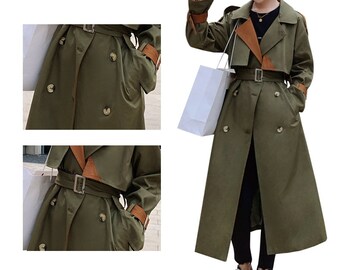 trenchcoat green