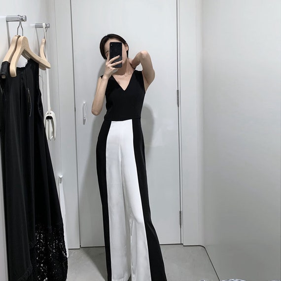 Buy Sport Jumpsuit White Cream/Black Online at desertcartPanama