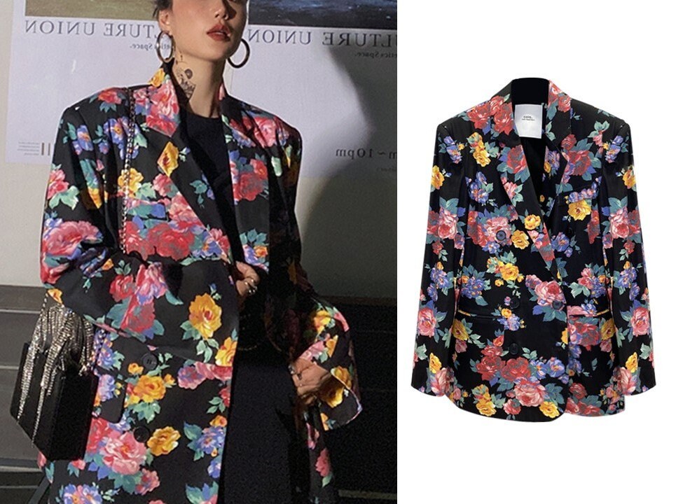 Women's floral shop suit jackets