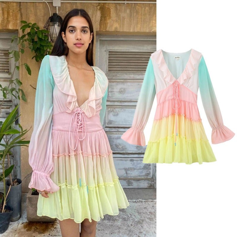 Pastel color deals dress casual